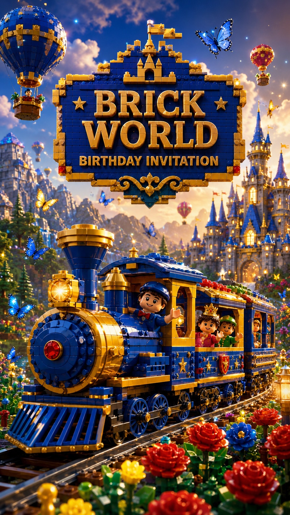 Lego Invite invitation preview