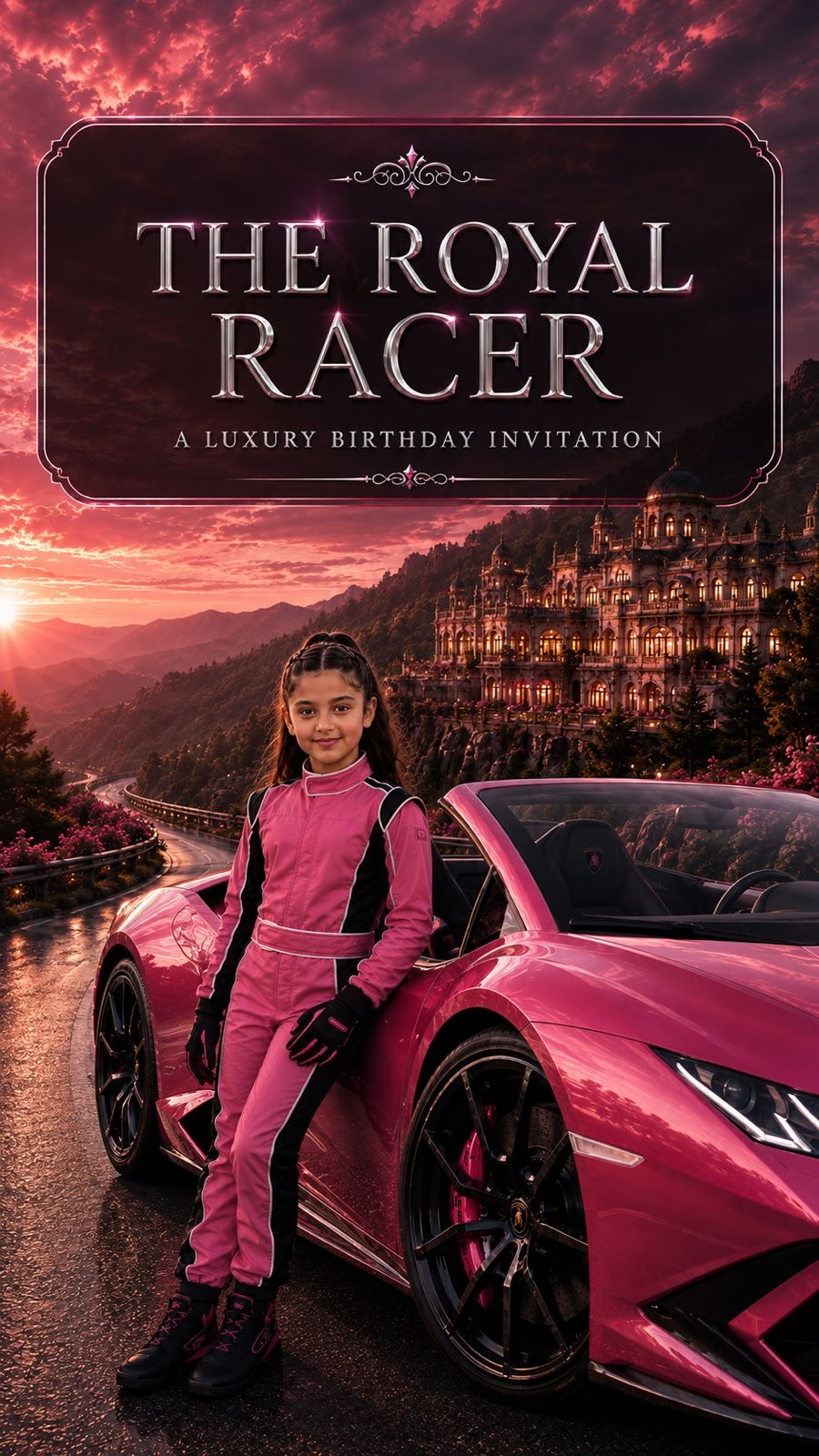 Lamborghini Bash invitation preview
