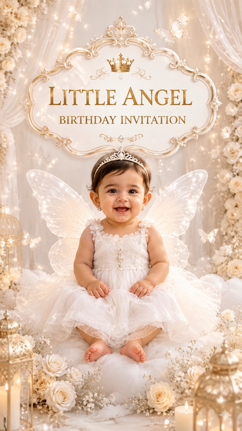 Little Angel Voiceover Invite invitation preview
