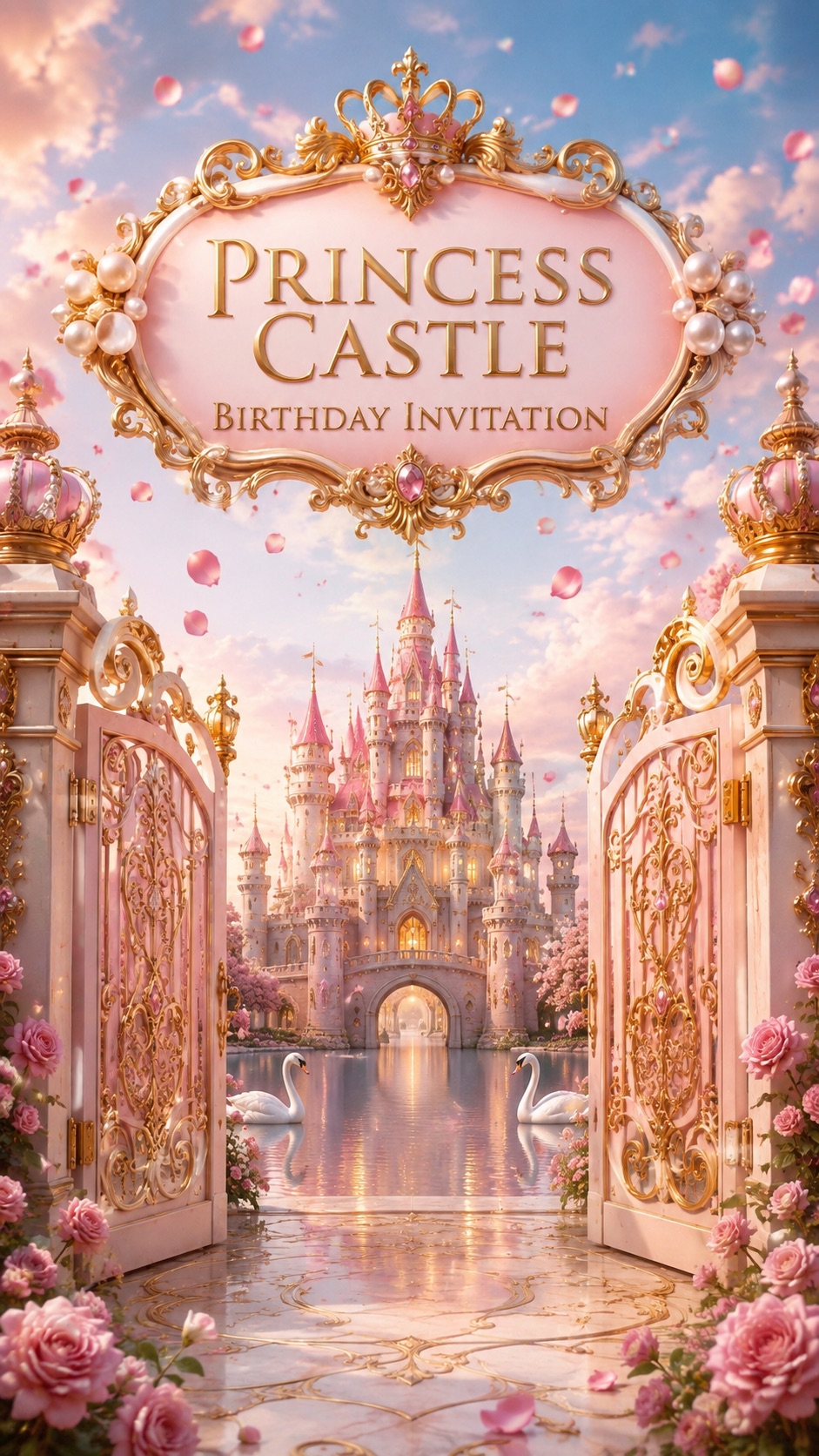 Princess Castle Invite invitation preview