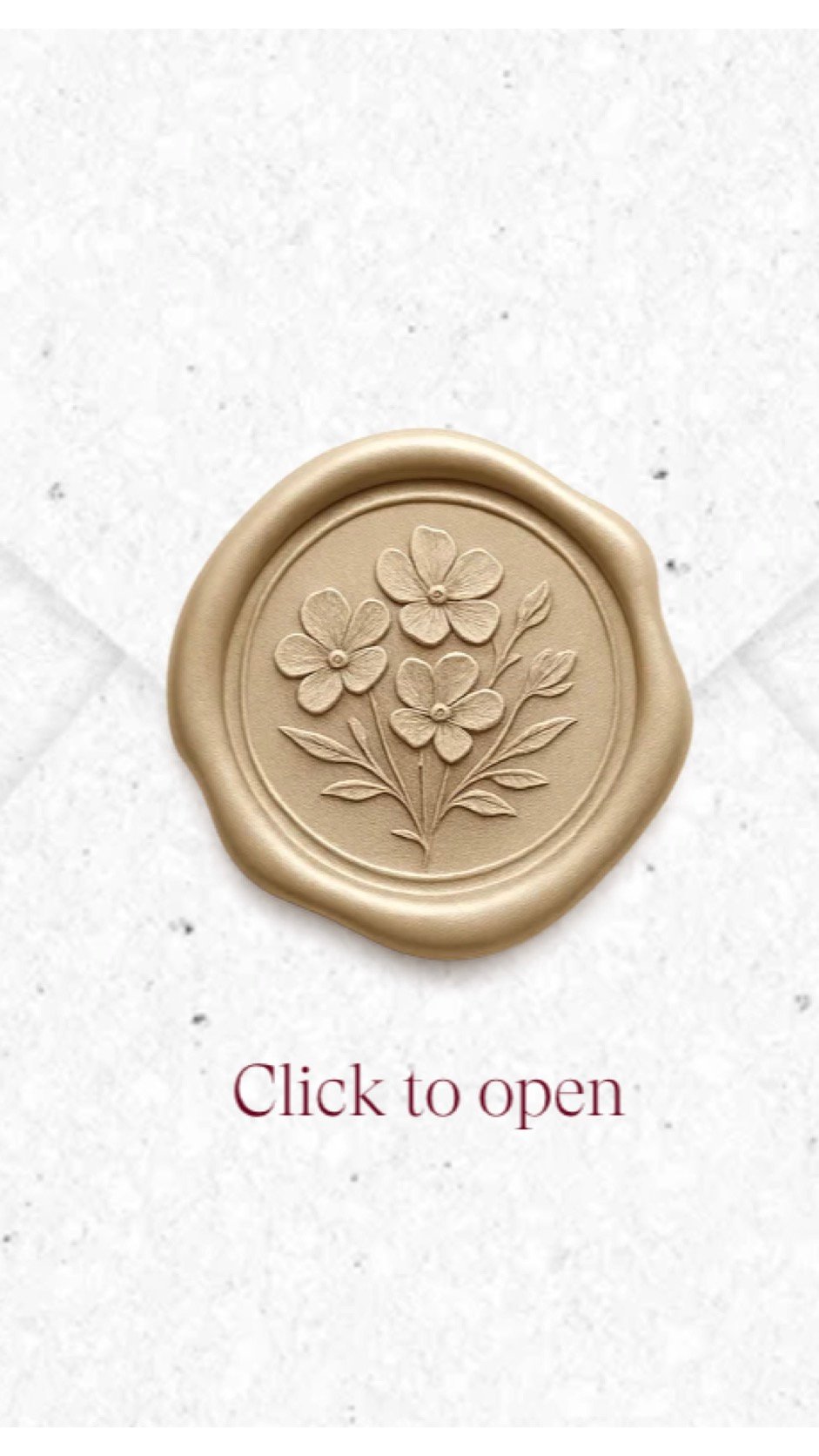 Crimson Château invitation