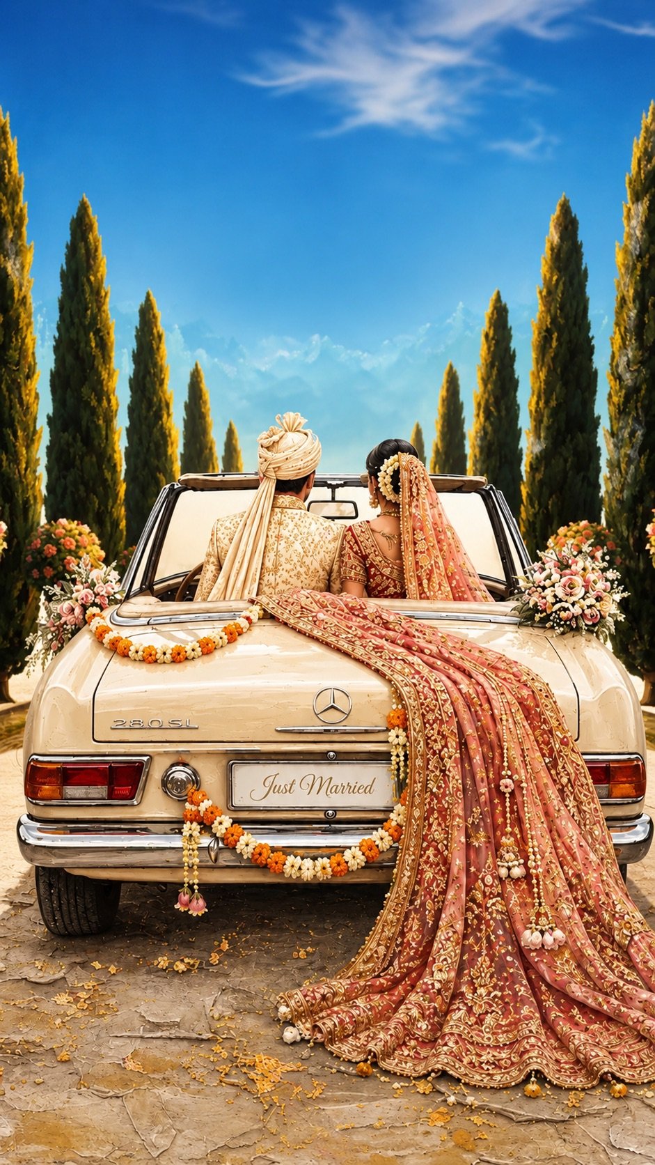 Custom Indian wedding website invitation by LoveSolutions.in