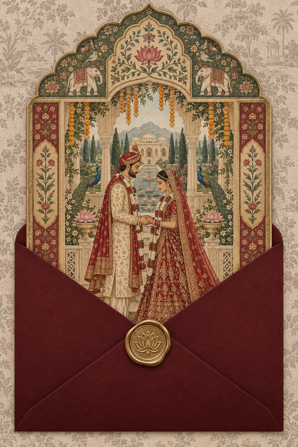 The Burgundy Letter invitation