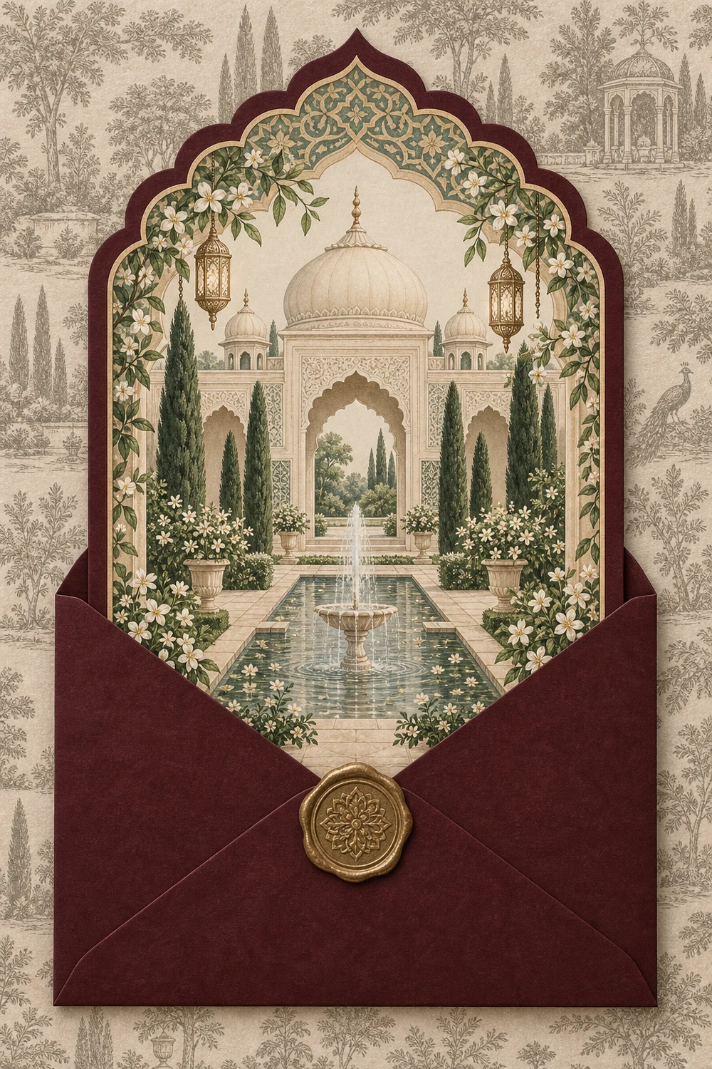The Burgundy Letter invitation
