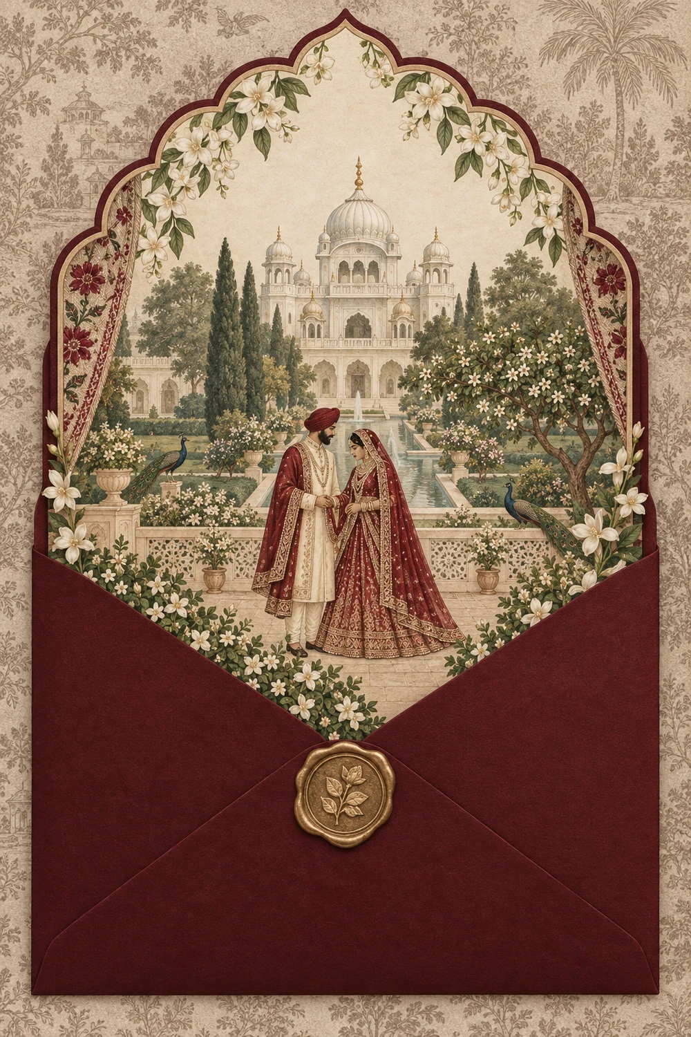 The Burgundy Letter invitation